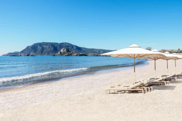 Ikos Aria beach view